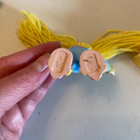 Lot of 5 VTG Cabbage Patch Kids Figures 1980s Toys Minis PVC Girl PJs Baby Horse - Picture 12 of 15